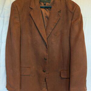 Men's Brown Blazer by Norm Thompson - Size 44R